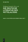 Buchcover Die deutsche Literatur des Mittelalters / Nachträge und Korrekturen