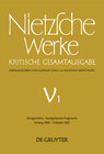 Buchcover Friedrich Nietzsche: Werke. Abteilung 5 / Morgenröthe. Nachgelassene Fragmente Anfang 1880 - Frühjahr 1881