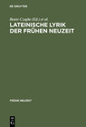 Buchcover Lateinische Lyrik der Frühen Neuzeit