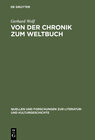 Buchcover Von der Chronik zum Weltbuch