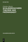 Buchcover Schleiermachers Theorie der Frömmigkeit