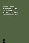 Buchcover Linguisticae Scientiae Collectanea