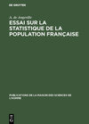 Buchcover Essai sur la statistique de la population française