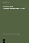 Buchcover A Grammar of Dumi