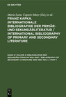 Buchcover Franz Kafka / Kommentierte Bibliographie der Sekundärliteratur 1955-1997