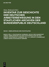 Buchcover Inventar zur Geschichte der deutschen Arbeiterbewegung in den staatlichen... / Staatsarchiv Hamburg. Archiv der Hansesta