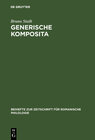 Buchcover Generische Komposita