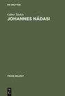 Buchcover Johannes Nádasi