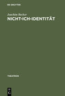 Buchcover Nicht-Ich-Identität