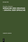Buchcover Sprache des Dramas - Drama der Sprache