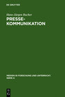 Buchcover Pressekommunikation