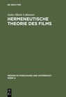 Buchcover Hermeneutische Theorie des Films