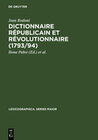 Buchcover Dictionnaire Républicain et Révolutionnaire (1793/94)