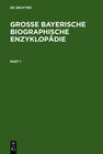 Buchcover Große Bayerische Biographische Enzyklopädie