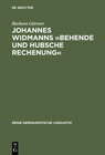 Buchcover Johannes Widmanns 'Behende vnd hubsche Rechenung'
