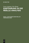 Buchcover Georg Aumann; Otto Haupt: Einführung in die reelle Analysis / Funktionen einer reellen Veränderlichen