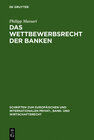 Buchcover Das Wettbewerbsrecht der Banken