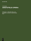 Buchcover Aristoteles: Aristotelis Opera / Scholia in Aristotelem