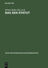 Buchcover Das SKK-Statut