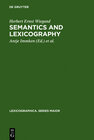 Buchcover Semantics and Lexicography