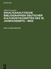 Buchcover Alfred Estermann: Inhaltsanalytische Bibliographien deutscher Kulturzeitschriften... / Gesamtregister