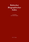 Buchcover Baltischer Biographischer Index / Baltic Biographical Index