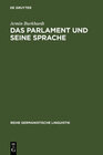 Buchcover Das Parlament und seine Sprache