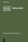 Buchcover Poesie - Theologie - Politik