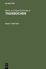 Buchcover Marie von Ebner-Eschenbach: Tagebücher / 1898-1905