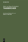 Buchcover Marie von Ebner-Eschenbach: Tagebücher / 1906-1916