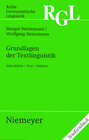 Buchcover Grundlagen der Textlinguistik