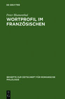 Buchcover Wortprofil im Französischen