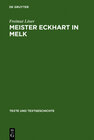 Buchcover Meister Eckhart in Melk