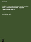 Buchcover Wolfgang F. Bender; Siegfried Bushuven; Michael Huesmann: Theaterperiodika... / 1791-1800