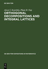 Buchcover Orthogonal Decompositions and Integral Lattices