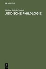 Buchcover Jiddische Philologie