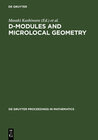 Buchcover D-Modules and Microlocal Geometry