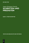 Buchcover August Hermann Francke: Schriften und Predigten / Streitschriften
