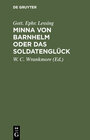 Buchcover Minna von Barnhelm oder das Soldatenglück