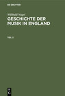 Buchcover Geschichte der Musik in England