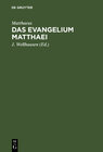 Buchcover Das Evangelium Matthaei