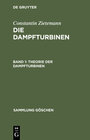 Buchcover Constantin Zietemann: Die Dampfturbinen / Theorie der Dampfturbinen