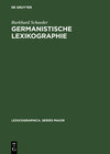 Buchcover Germanistische Lexikographie