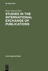 Buchcover Studies in the international exchange of publications