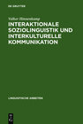 Buchcover Interaktionale Soziolinguistik und Interkulturelle Kommunikation