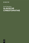 Buchcover Slavische Chrestomathie mit Glossaren