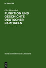 Buchcover Funktion und Geschichte deutscher Partikeln