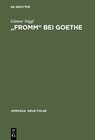 Buchcover "Fromm" bei Goethe