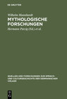 Buchcover Mythologische Forschungen