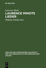 Buchcover Laurence Minots Lieder